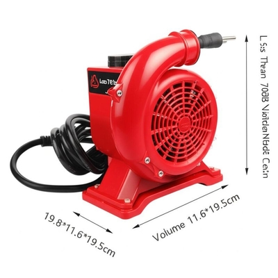 Less Than 70dB Noise Level Inflatable Air Blower Fan Compact Design 19.8*11.6*19.5cm Volume 3.5M Power Cord Length