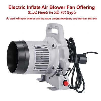 Electric Inflatable Air Blower Fan Offering Noise Level Less Than 70dB Air Supply for Inflatable Decorations and Displays