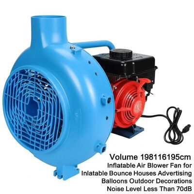 Volume 198116195cm Inflatable Air Blower Fan for Inflatable Bounce Houses Advertising Balloons Outdoor Decorations Noise Level Less Than 70dB